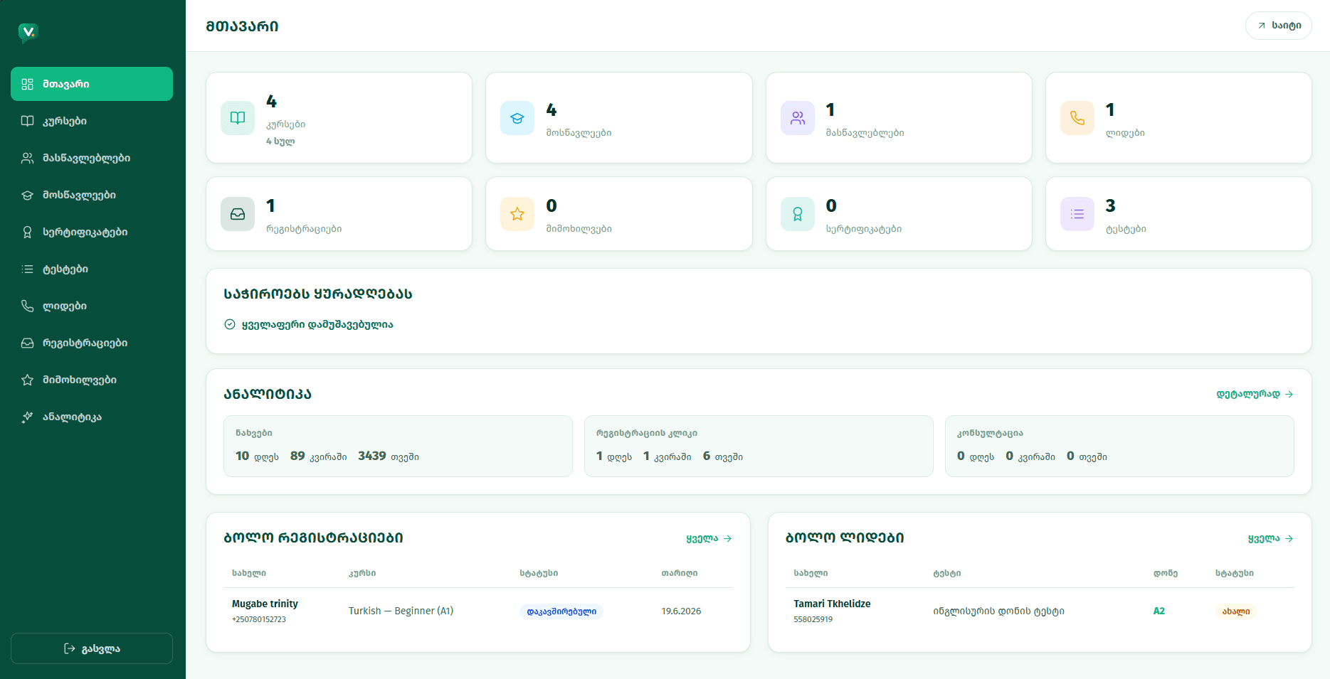 Admin Panel