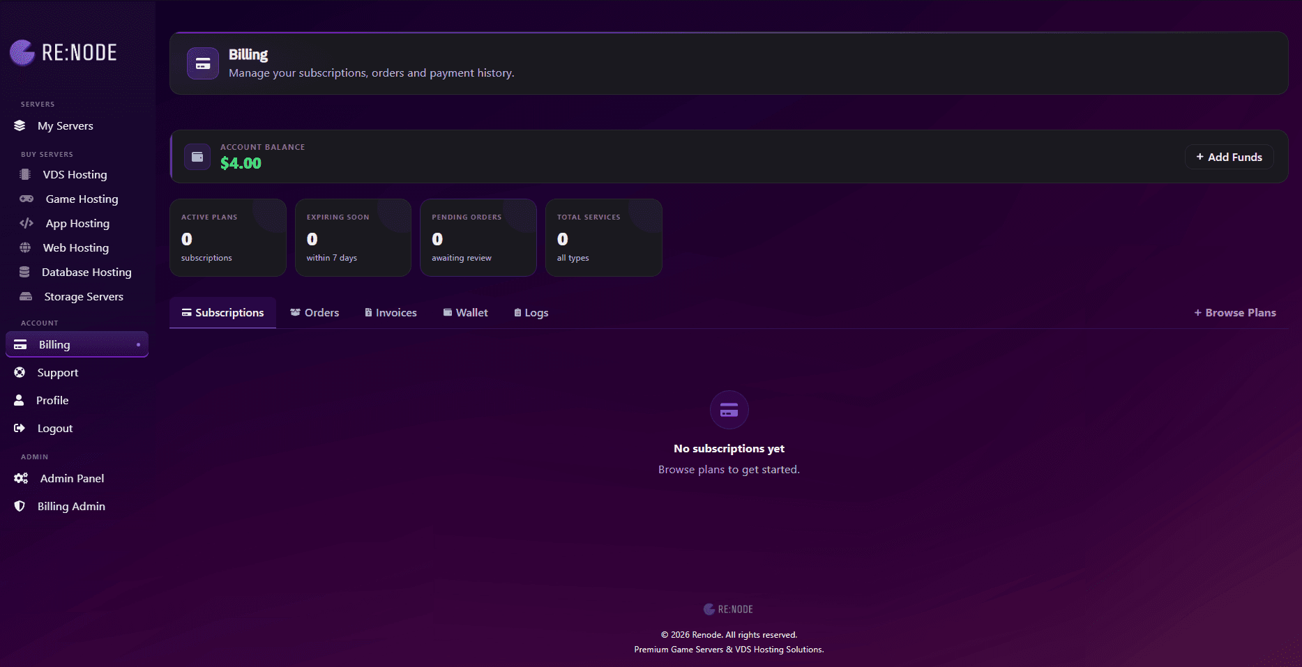 User Panel